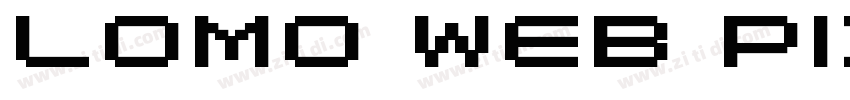 lomo web pixel字体转换 lomo web pixel字体转换